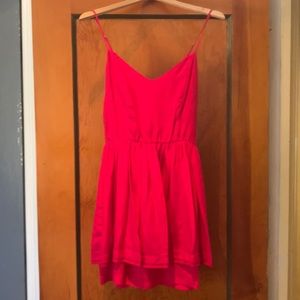 Greylin 100% Silk pink Dress sz M